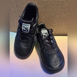 Puma Black Kids Sneakers | Size Y1C